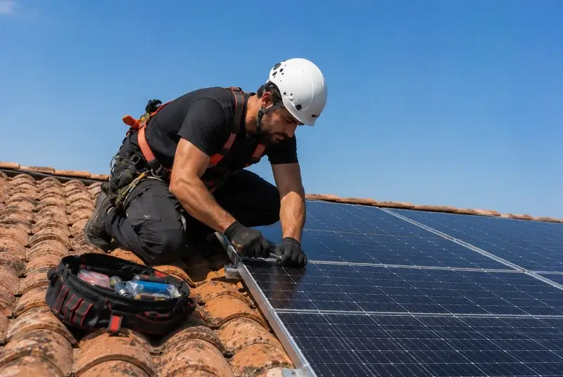 Maintenance et monitoring de panneaux solaires à Weyersheim
